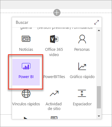 Power Bi option in sharepoint