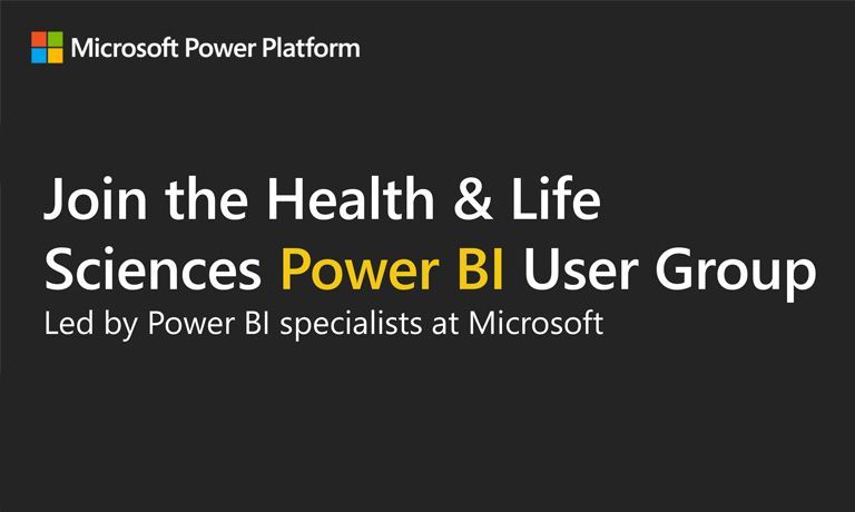 Health and Life Sciences Power BI User Group
